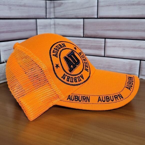 Orange Auburn Trucker Hat #A15 - Picture 2 of 6